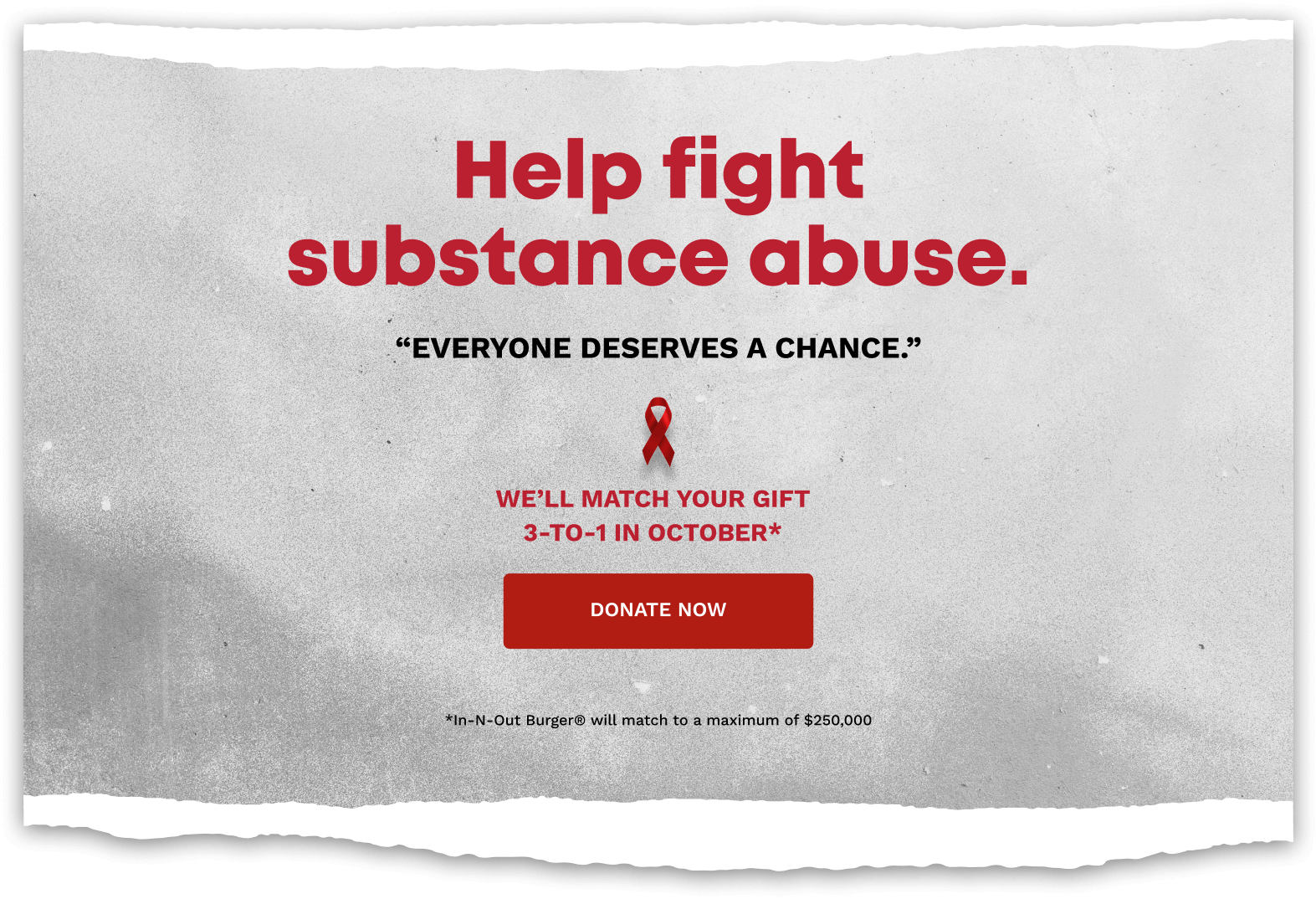 Help Fight substance abuse