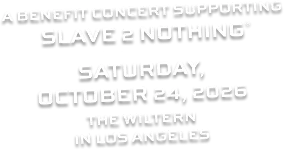 Rock 2 Freedom.  Saturday, October 24, 2026.  The Wiltern in Los Angeles.